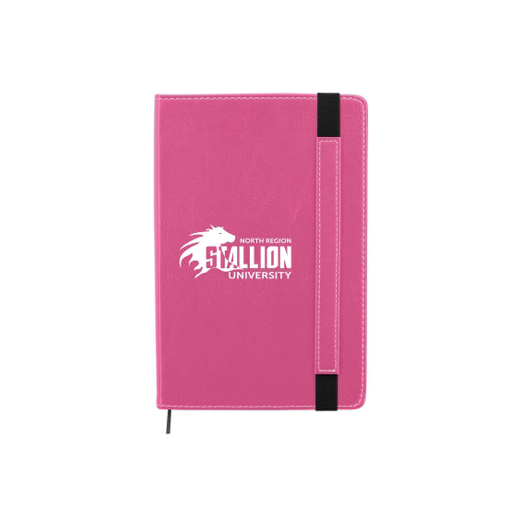 Custom Branded Charlotte Journal Notebook - Fuchsia