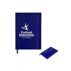 Branded Glossy Journal Blue