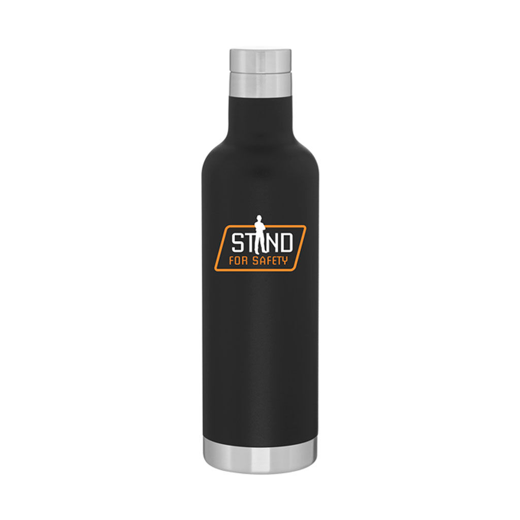 Custom Branded 25 oz h2go Noir - Matte Black