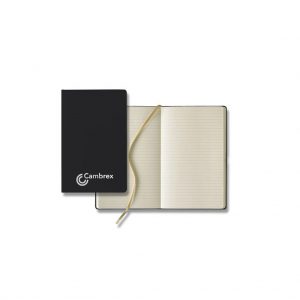 Branded Matra Slim Medium Ivory Journal Black