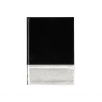 Branded Metallic Two-Tone Journal BlackSilver