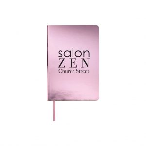 Branded Reflections Metallic Notebook Rose Gold
