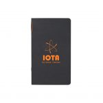 Custom Branded Script Notebook - BlackOrange