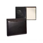 Custom Branded Soho Leather Business Portfolio - Black