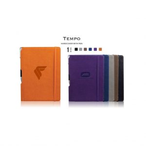 Branded Tempo Journal Navy Blue