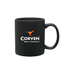 Custom Branded 12 oz C-Handle – Matte Black - Black