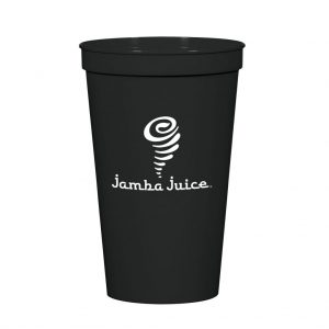 Branded 22 oz Big Game Cup Black