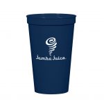 Custom Branded 22 oz Big Game Cup - Navy