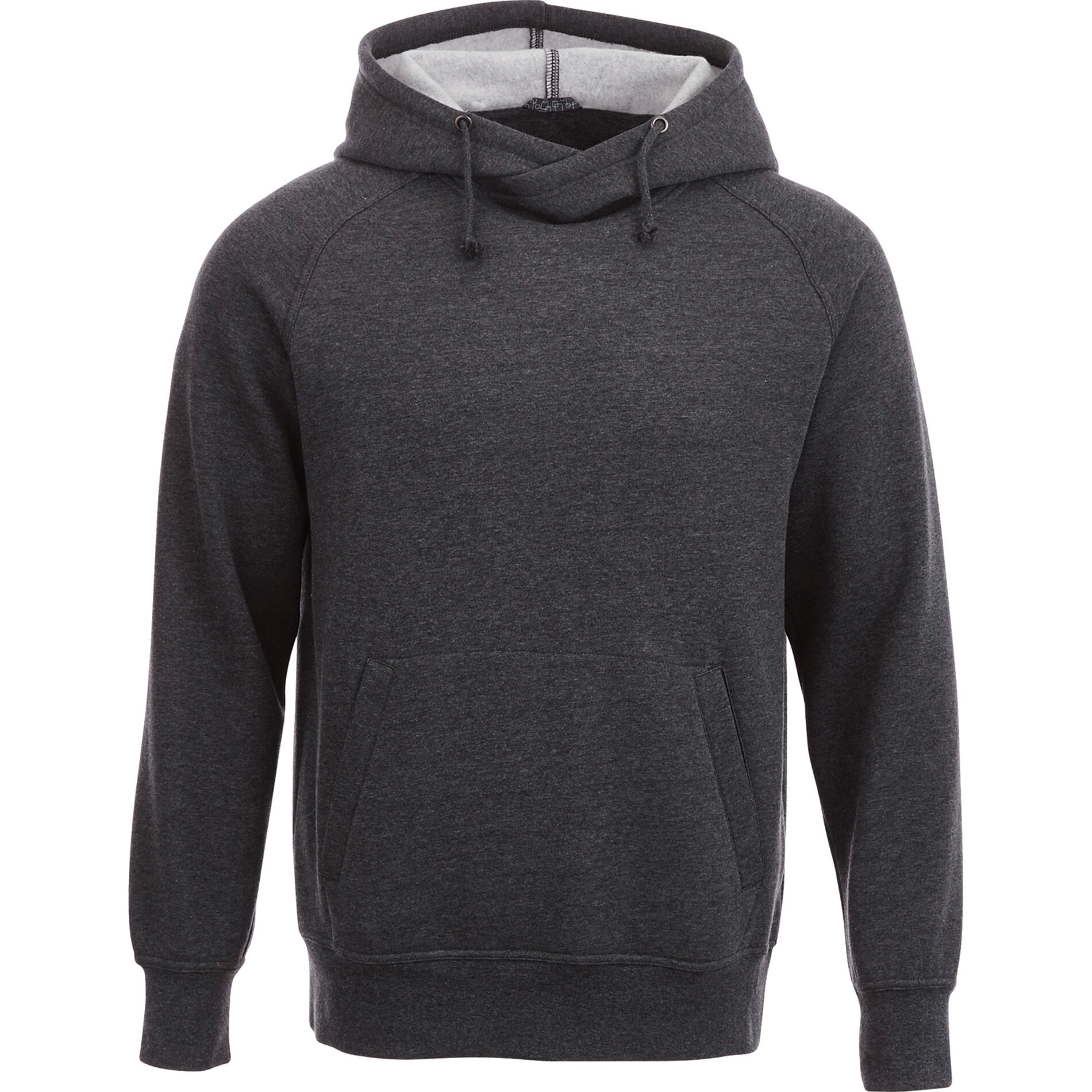 Custom Branded Dayton Fleece Hoody (Male) - Heather Dark Charcoal