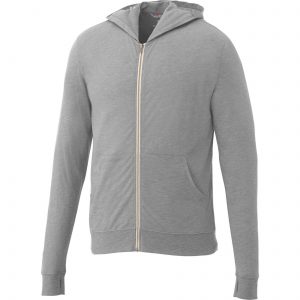 Branded Garner Knit Full Zip Hoody (Male) Heather Grey