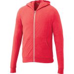 Custom Branded Garner Knit Full Zip Hoody (Male) - Team Red Heather