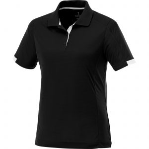 Branded Kiso Short Sleeve Polo (Male) Black/White