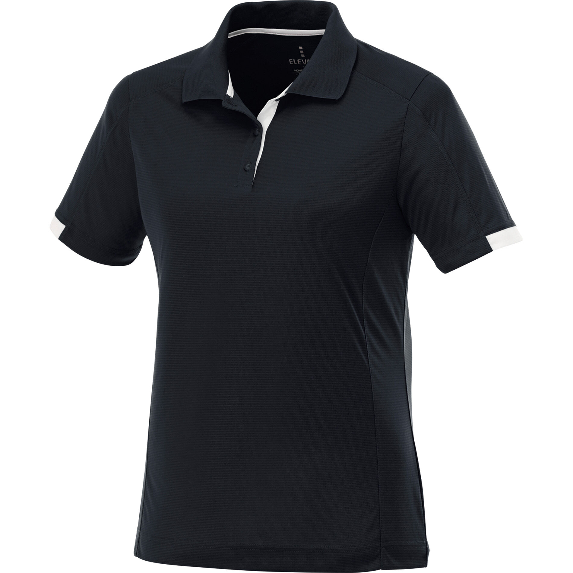 Branded Kiso Short Sleeve Polo (Male) Navy/White