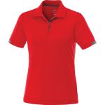 Branded Kiso Short Sleeve Polo (Male) Red/Steel Grey