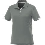 Custom Branded Kiso Short Sleeve Polo (Male) - Steel Grey/White