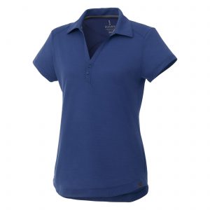 Branded Amos Eco SS Polo (Female) Metro Blue