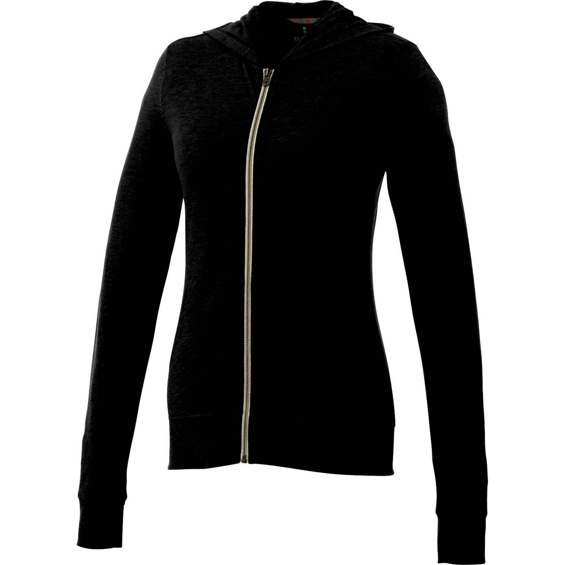 Custom Branded Garner Knit Full Zip Hoody (Female) - Black