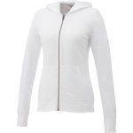 Custom Branded Garner Knit Full Zip Hoody (Female) - White