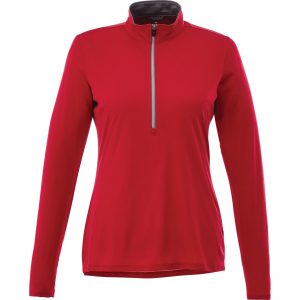 Branded Vega Tech Half Zip (Female) Team Red