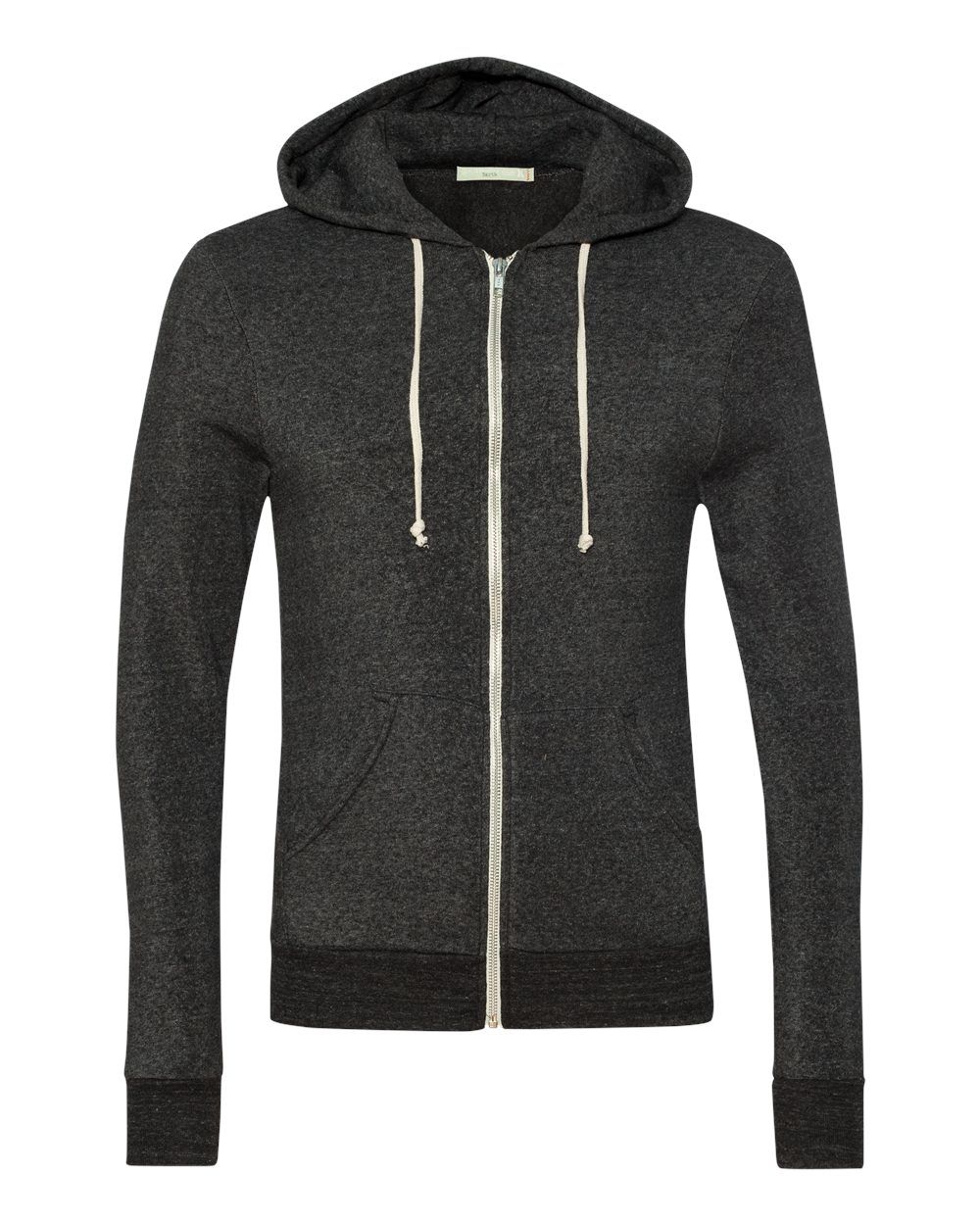 Branded Alternative Rocky Eco-Fleece Full Zip Hooded Sweatshirt Eco Black