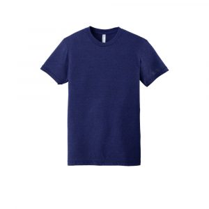 Branded American Apparel Tri-Blend Short Sleeve Track T-Shirt Tri Indigo