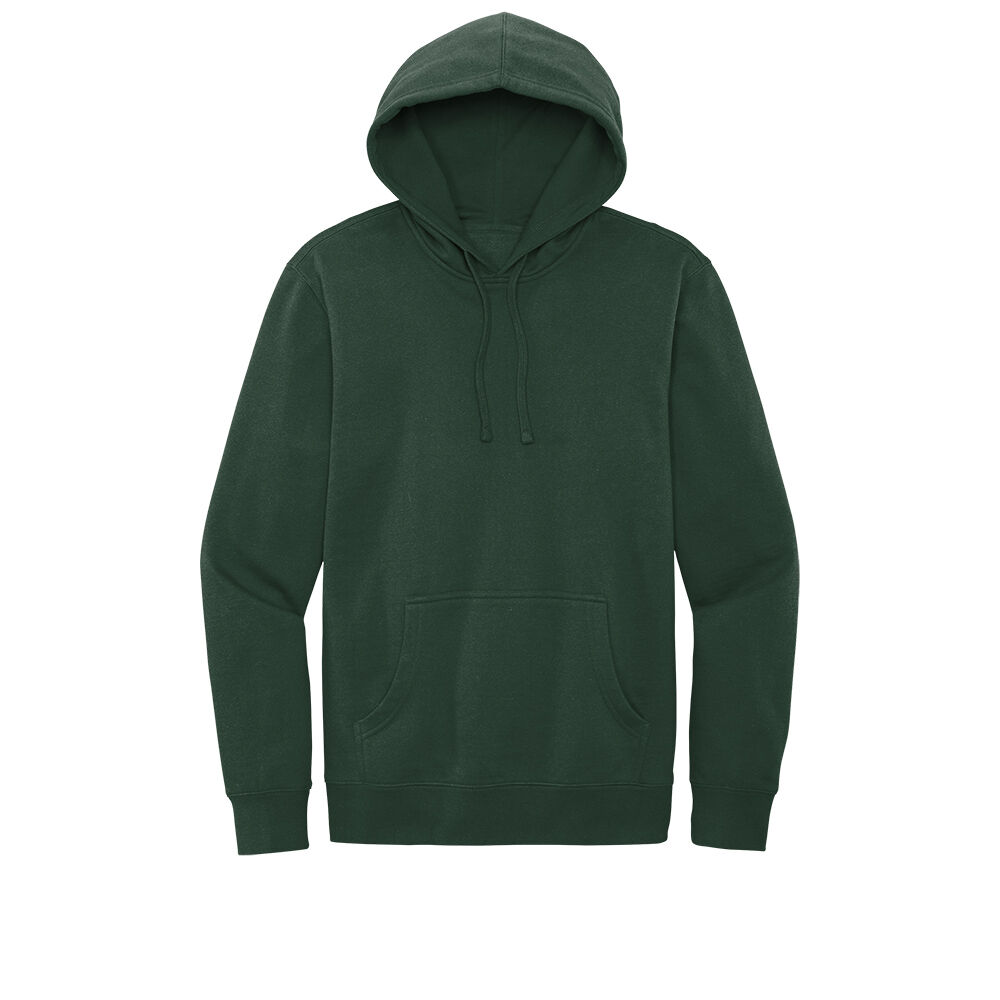 Custom Branded District Hoodies - Forest Green