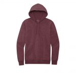 Custom Branded District Hoodies - Heathered Cardinal