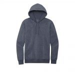 Custom Branded District Hoodies - Heathered Navy