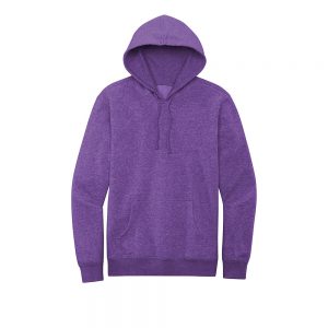 Branded District VIT Fleece Hoodie Heathered Purple