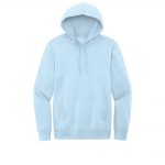 Custom Branded District Hoodies - Ice Blue