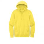 Custom Branded District Hoodies - Light Yellow