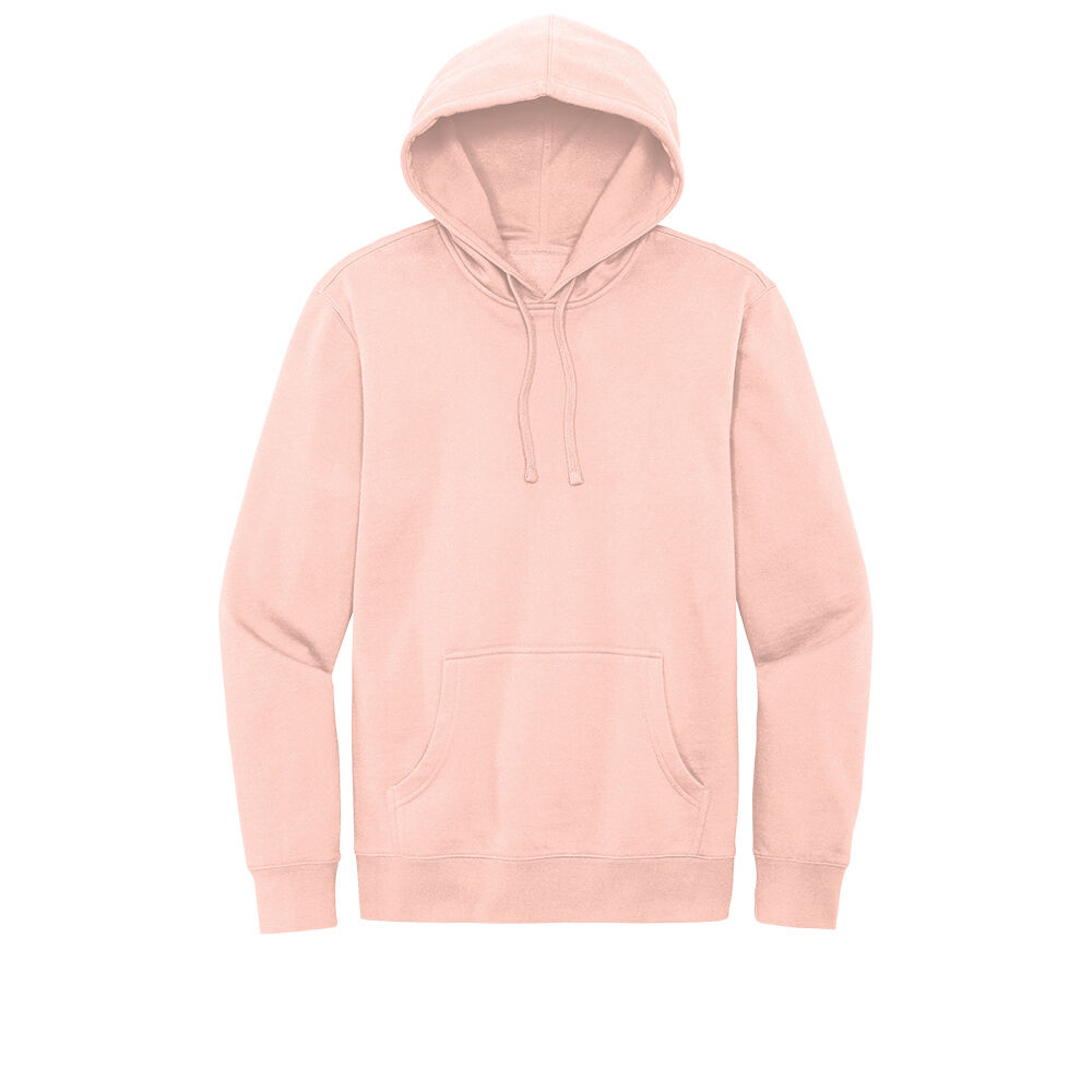 Custom Branded District Hoodies - Rosewater Pink