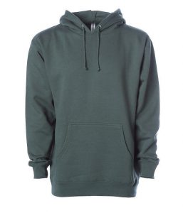 Branded Independent Trading Co. Heavyweight Hooded Sweatshirt Alpine Green