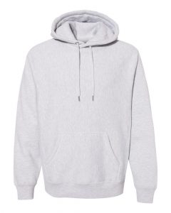 Branded Independent Trading Co. Legend Premium Heavyweight Cross-Grain Hoodie Grey Heather