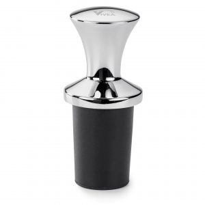 Branded Fabrizio Bottle Stopper Black