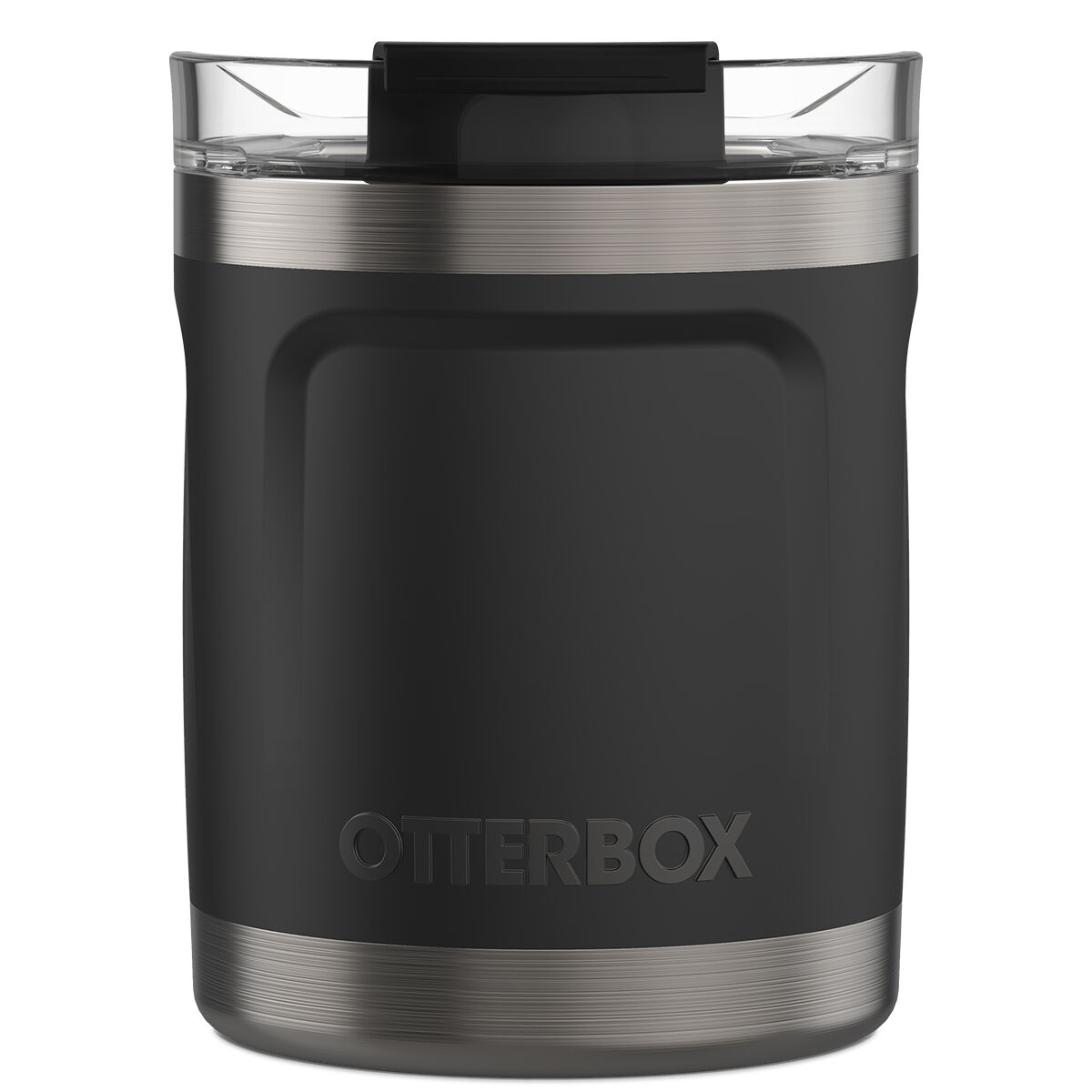 Branded 10 Oz. Otterbox® Elevation® Core Colors Stainless Steel Tumbler Black