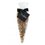 Custom Branded Gourmet Popcorn Cone Bags (small) - Peanut Butter cup Popcorn