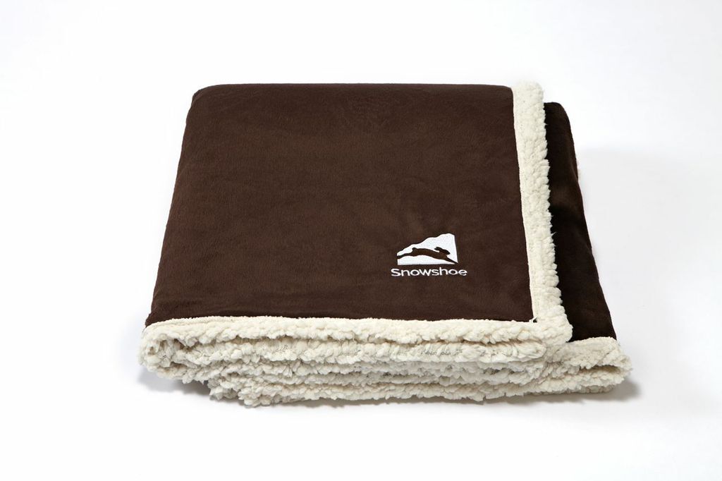 Branded Kanata Original Lambswool Throw Dark Chocolate