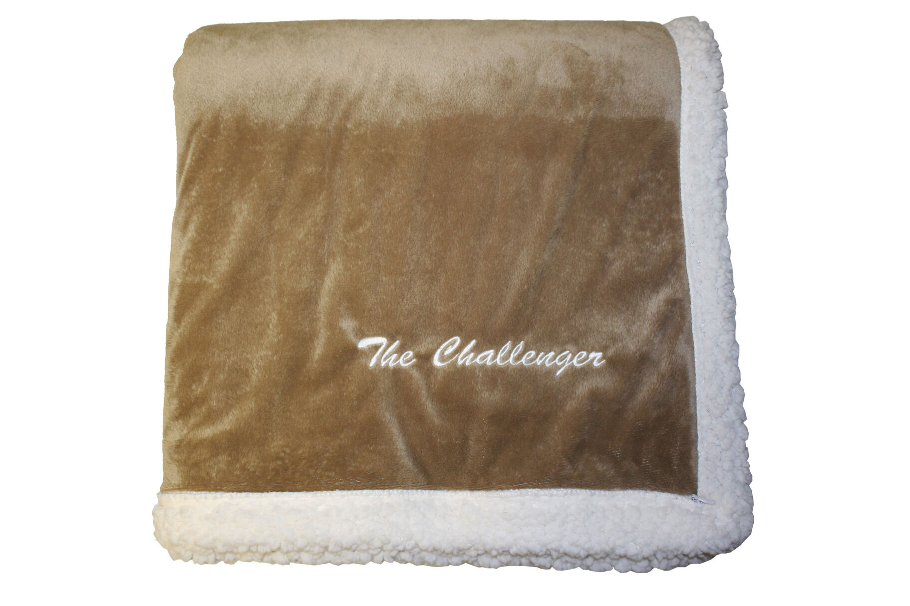 Branded Kanata Original Lambswool Throw LIght Tan