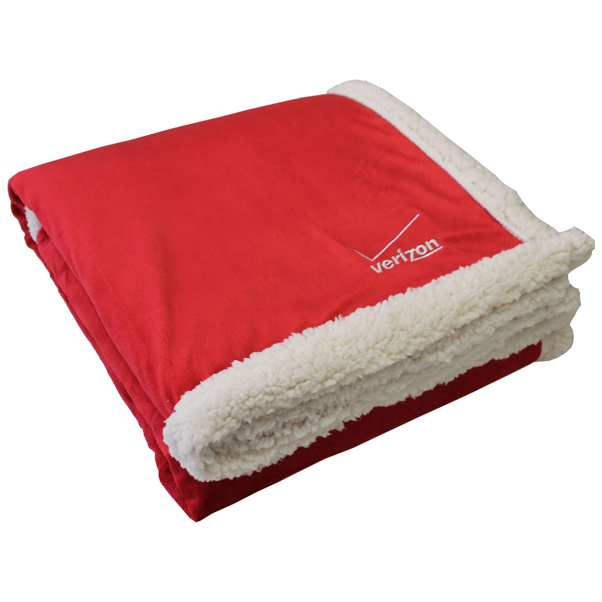 Branded Kanata Original Lambswool Throw Red