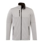 Custom Branded Men’s JORIS Eco Softshell Jacket - Silver Heather