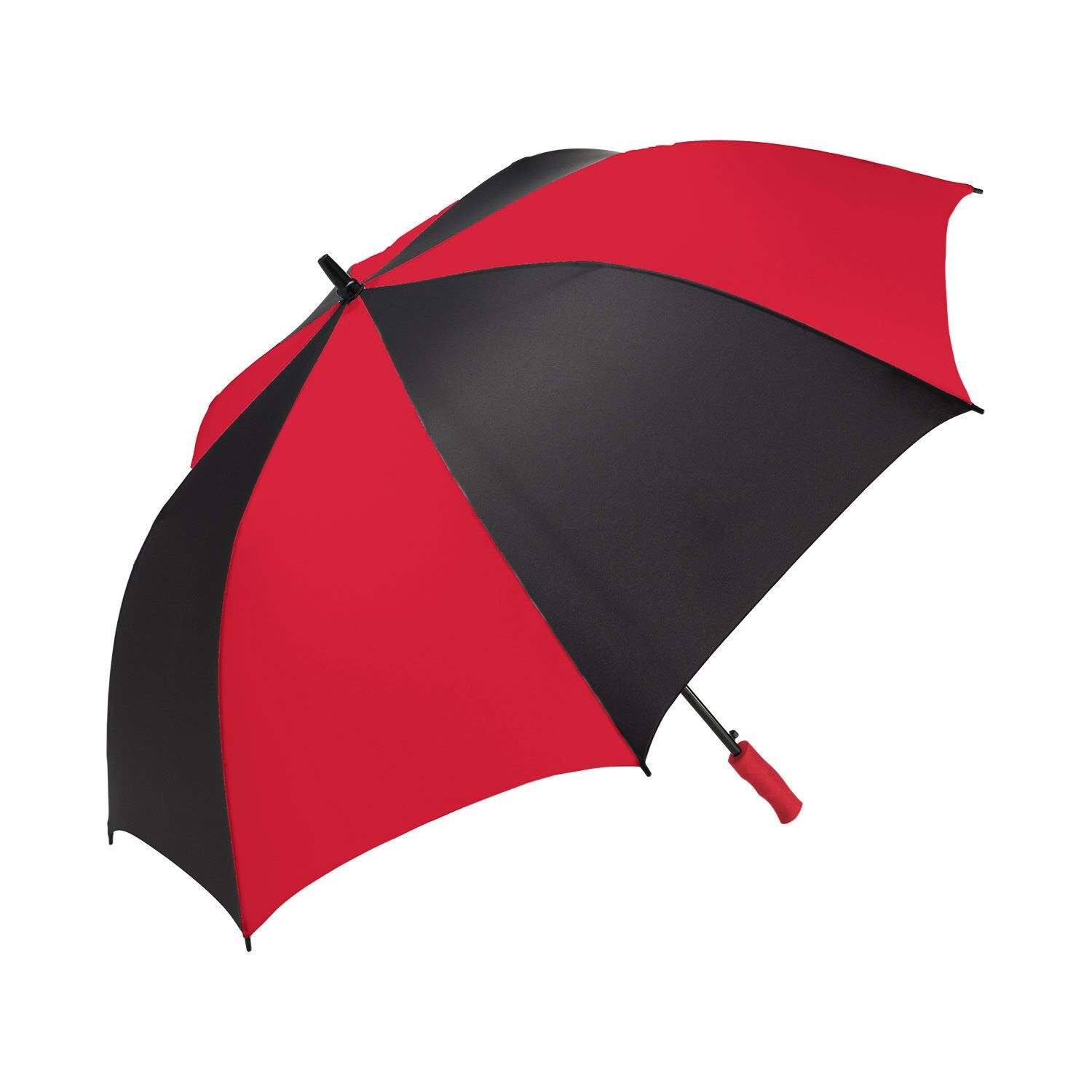 Custom Branded ShedRain Umbrellas - Black/Red