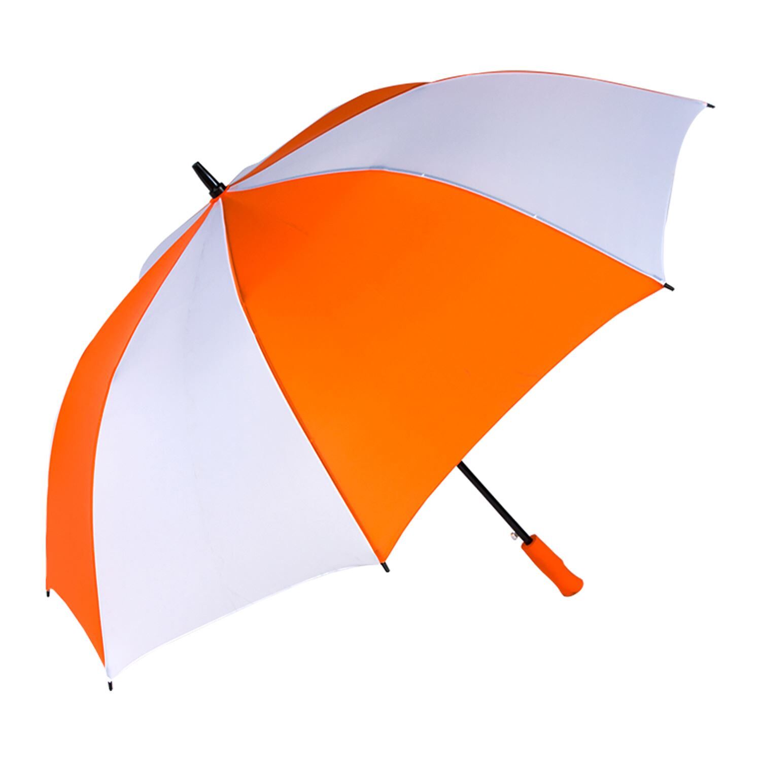 Custom Branded ShedRain Umbrellas - Orange/White