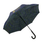 Custom Branded ShedRain Umbrellas - Navy/Blackwatch Plaid