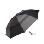 Custom Branded ShedRain Umbrellas - Black/Charcoal