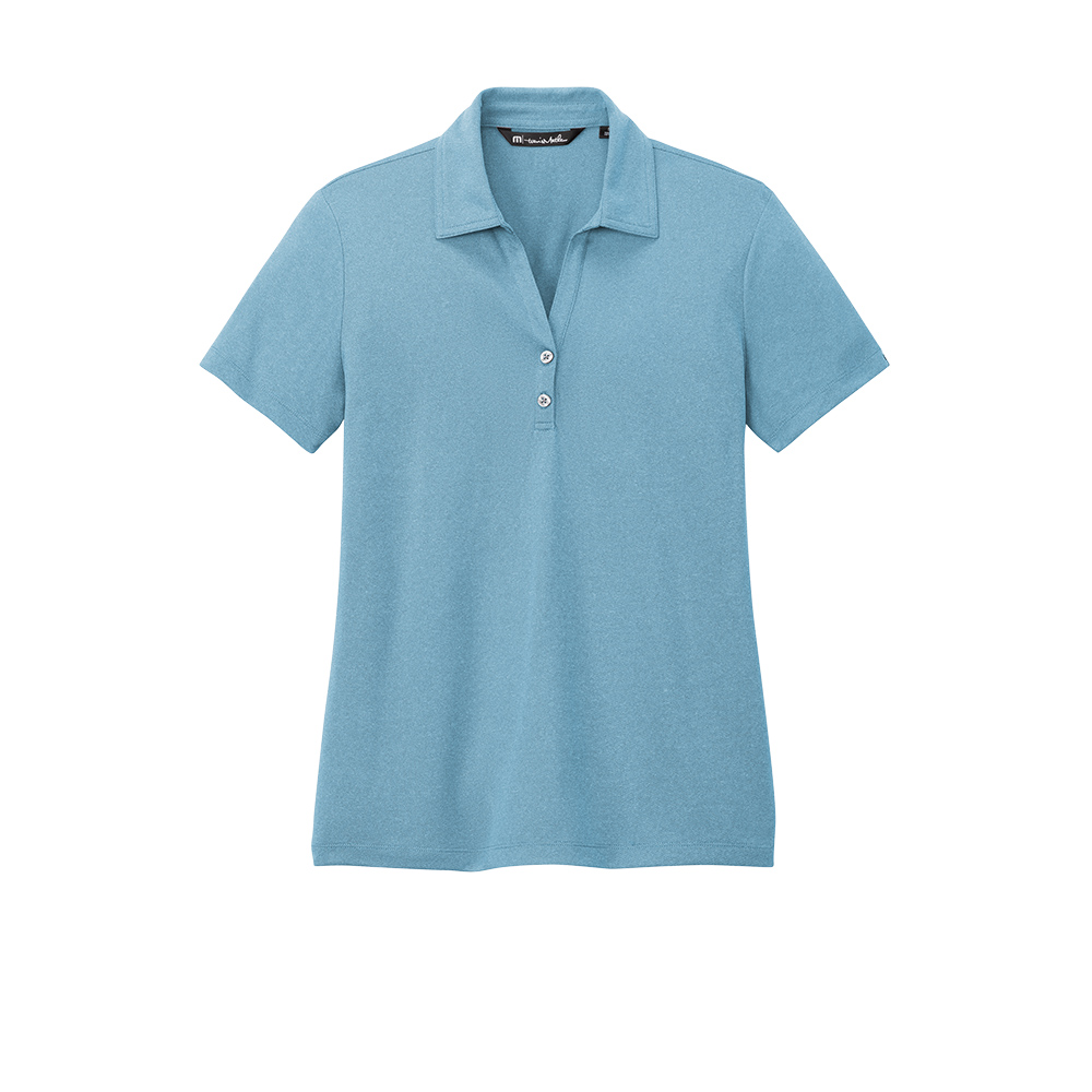 Branded TravisMathew Ladies Coto Performance Polo Brilliant Blue Heather