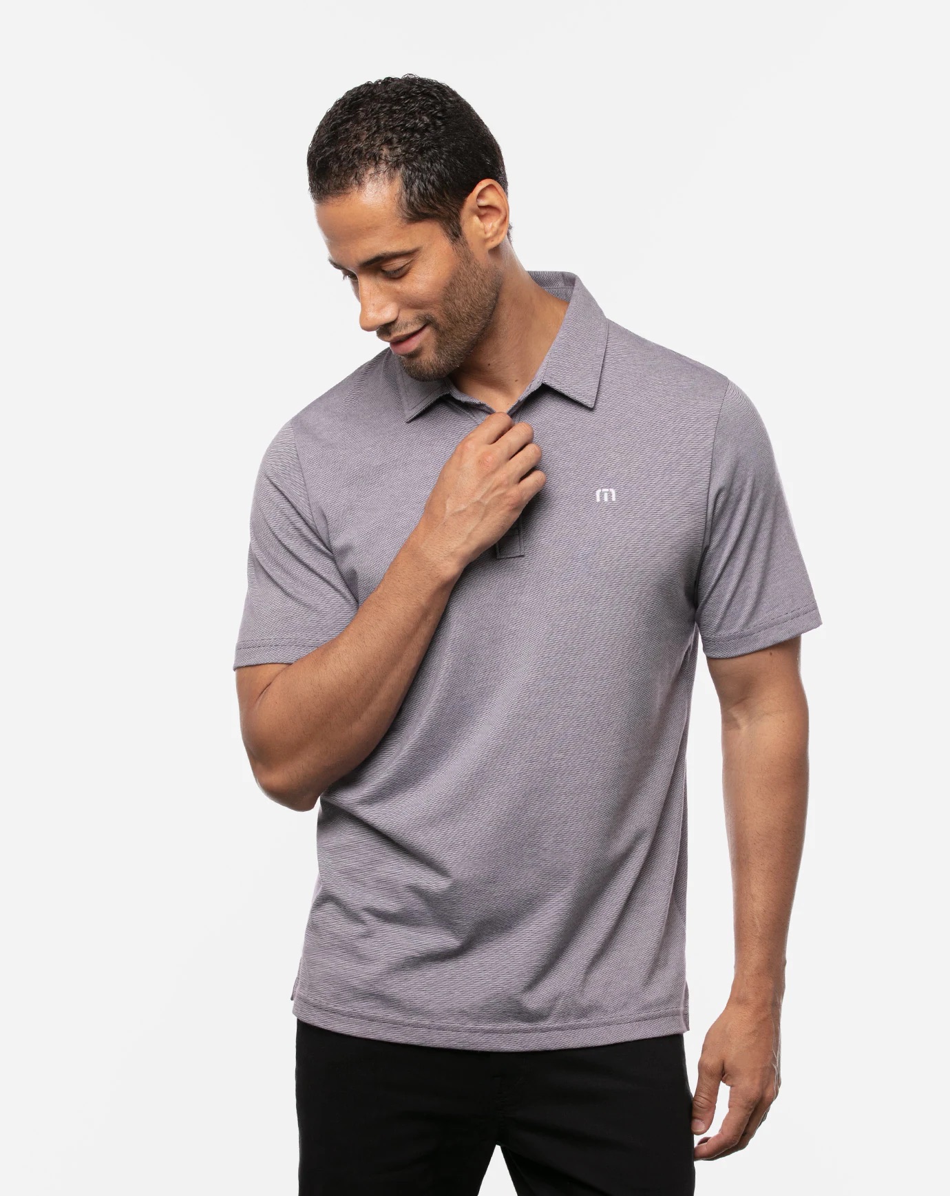 Branded TravisMathew The Zinna Polo Blackberry