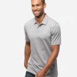 Custom Branded TravisMathew Polos - Heather Grey