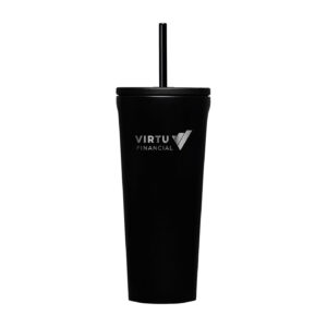 Branded CORKCICLE® Cold Cup – 24 Oz Matte Black