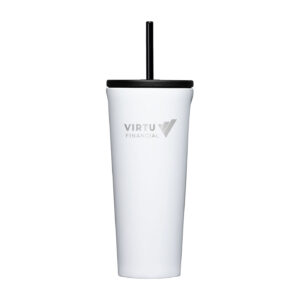 Branded CORKCICLE® Cold Cup – 24 Oz White